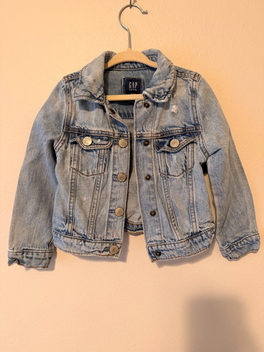 GAP toddler Light Wash Kids Denim Jacket